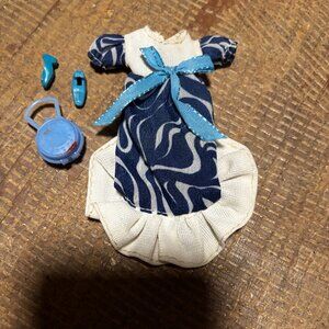 Topper Dawn doll clothes Rock Flowers Mod Print dress